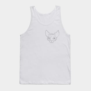 Bald cat Tank Top